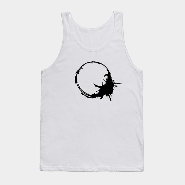 Communicating Across Time (Heptapod Symbol) Tank Top by Circulartz